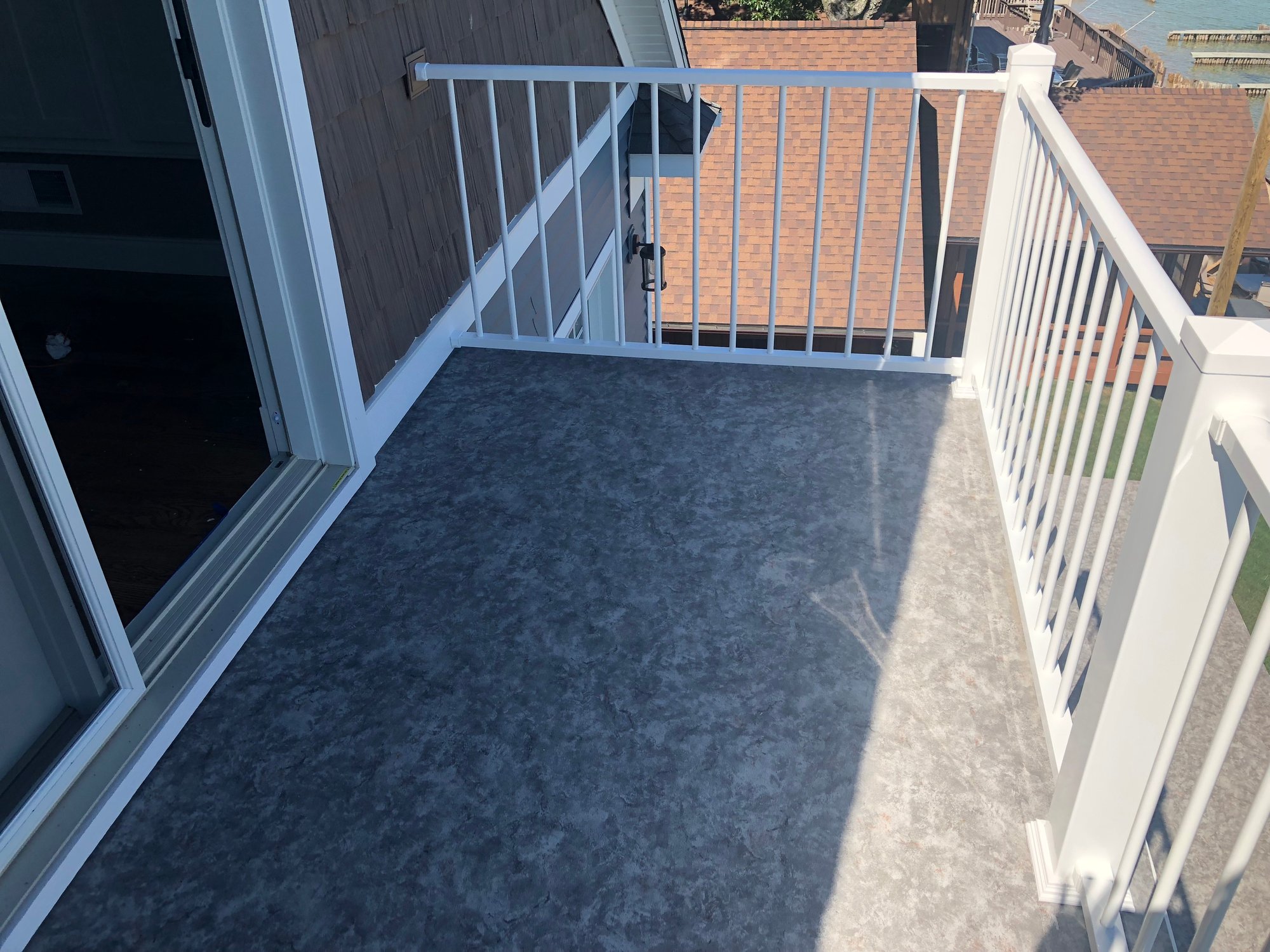 Vinyl balcony walkout in Cassville, Michigan